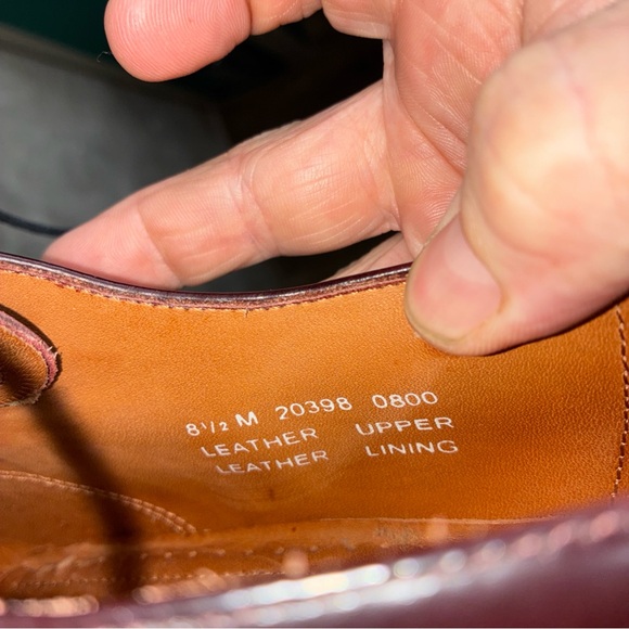 BOSTONIAN CLASSICS FIRST FLEX MEN’S Oxford Leather Dress Shoes Sz 8.5m Cordovan main image 6
